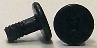 M2x4 Blk Zinc Partial Thread Wafer Head Screw #10006 - Click Image to Close