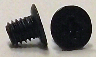 M3x4mm Black Zinc 120 Deg Flat Head Screw #10382
