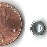 4-40 Zinc Machine Screw Nut #10369
